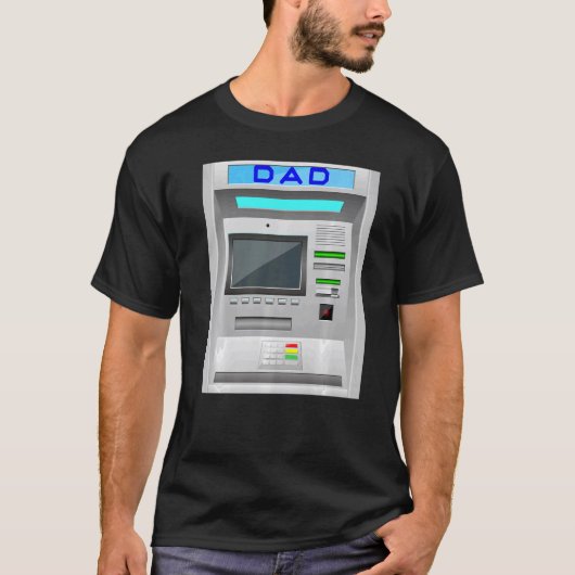 パパは自分のATM Tシャツ (正面)
