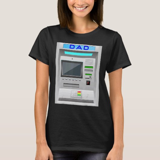 パパは自分のATM Tシャツ (正面)