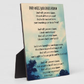 パパは詩を知る フォトプラーク (側面)