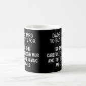 パパは贈り買物の懸命 コーヒーマグカップ (中央)