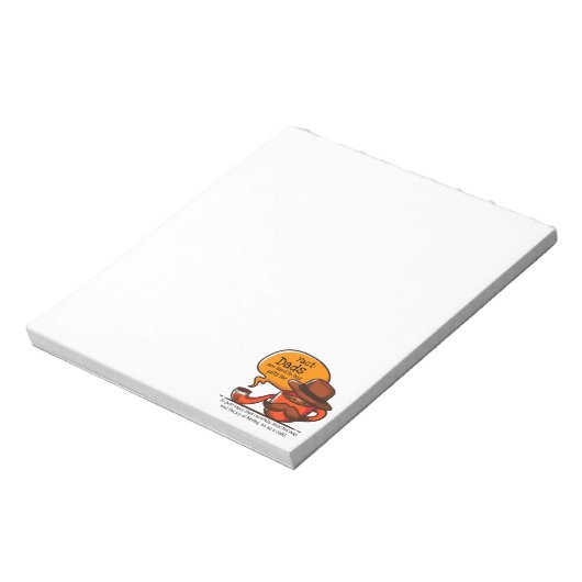 パパは贈り買物の懸命 ノートパッド (回転)