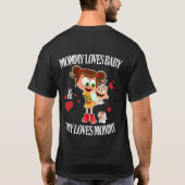 パパは赤ちゃん大好き Tシャツ (裏面)