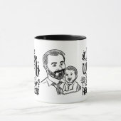 パパは髭が多い マグカップ (中央)