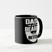パパは髭が父の日の贈り物 マグカップ (正面右)