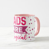 パパは魔法のグリッターコーヒーマグ マグカップ (正面右)