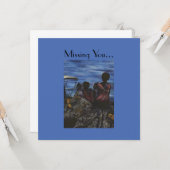 パパは？バハマ島 カード (正面/裏面インサイチュ)