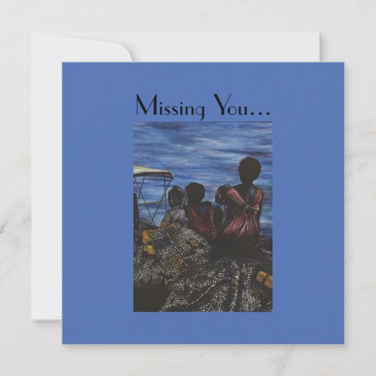 パパは？バハマ島 カード (正面)