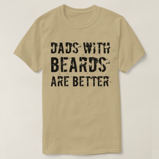 パパはBeardsより良いパパギフト Tシャツ (デザイン正面)
