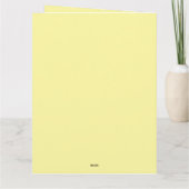 パパへお父さんの日おめでとう カード (裏面)