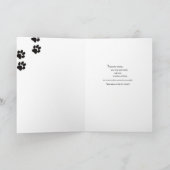 パパへのボストンテリア犬からの幸せな父の日、 カード (内部)