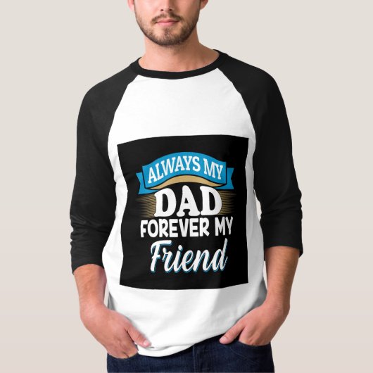パパへの永遠の愛 父の日のプレゼント Tシャツ (正面)