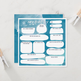 パパへの特別なグリーティングカード カード