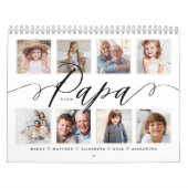 パパへの贈り物|孫の家族の写真 カレンダー (カバー)