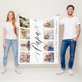 パパへの贈り物|孫写真集 フリースブランケット