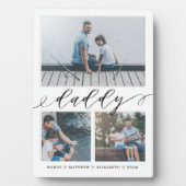 パパへの贈り物 |家族の思い出3 Photo Collage フォトプラーク (正面)