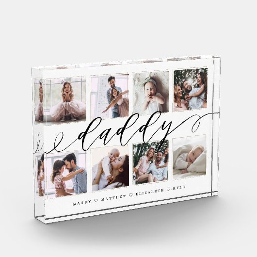 パパへの贈り物 |父の日の写真コラージュ フォトブロック (左)