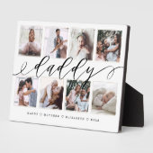 パパへの贈り物 |父の日の写真コラージュ フォトプラーク (側面)