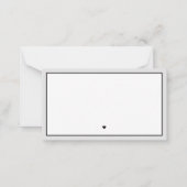 パパへ愛してる理由 父の日の可愛いカード ノートカード (裏面)