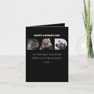 パパへ最高の3 PHOTO FATHER'S DAY 招待状