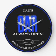 パパまたは任意の名前のバー·ブルー·スローガン