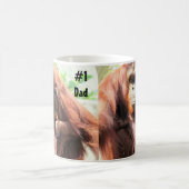 パパまで親指最高の- Orangutan Mag コーヒーマグカップ (中央)