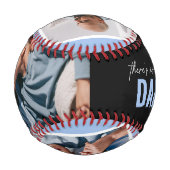 「パパみたいな人は誰もいない」写真集 野球ボール (裏面)