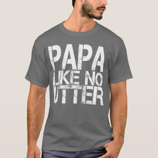 パパみたいにうてる おもしろ父の日 少年 Tシャツ