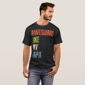 パパみたいにかっこいい！パパ大好き Tシャツ (正面フル)