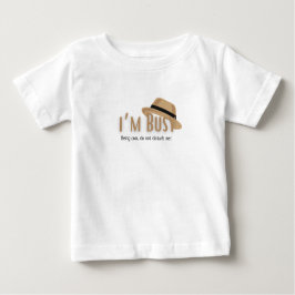 パパみたいにクールなTシャツ着てる ベビーTシャツ