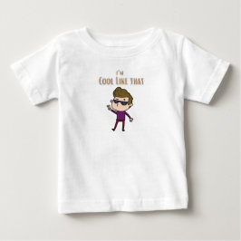 パパみたいにクール ベビーTシャツ
