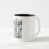 パパもしが修正できない誕生日または父の日のコーヒー ツートーンマグカップ (正面右)