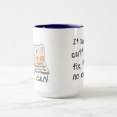 パパもしが修正できない誰も父の日のマグカップできない マグカップ (中央)