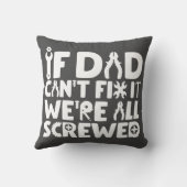 パパもしが修理できません。私たちは皆、混乱しています クッション (裏面)