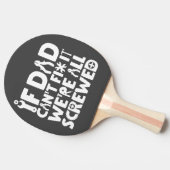 パパもしが修理できません。私たちは皆、混乱しています 卓球ラケット (横)