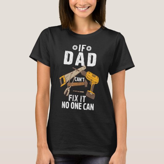 パパもしは修正できない誰も父を持つことができない5 Tシャツ (正面)
