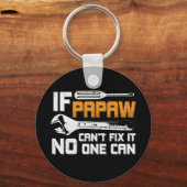 パパもしは誰もおじいちゃんができなくて直せない キーホルダー (正面)