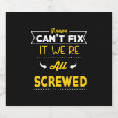 パパもしギフトパパが修正できない ビールラベル (シングルラベル)