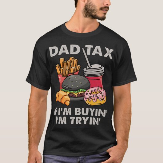 パパもし税私はブイン私はトリイン Tシャツ (正面)