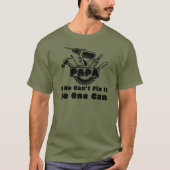 パパもし誰も直せないの Tシャツ (正面)