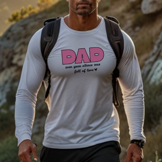 パパも沈黙 | メンズ長袖Tシャツ Tシャツ