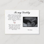 パパをバンプパパにおもしろいプロモート：父の日 紹介カード (正面)