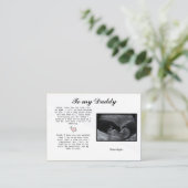 パパをバンプパパにおもしろいプロモート：父の日 紹介カード (スタンド正面)