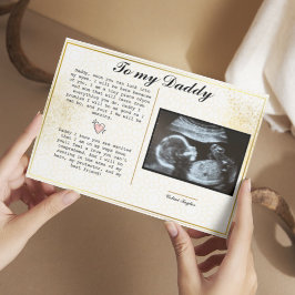 パパをバンプパパにおもしろいプロモート：父の日 紹介カード