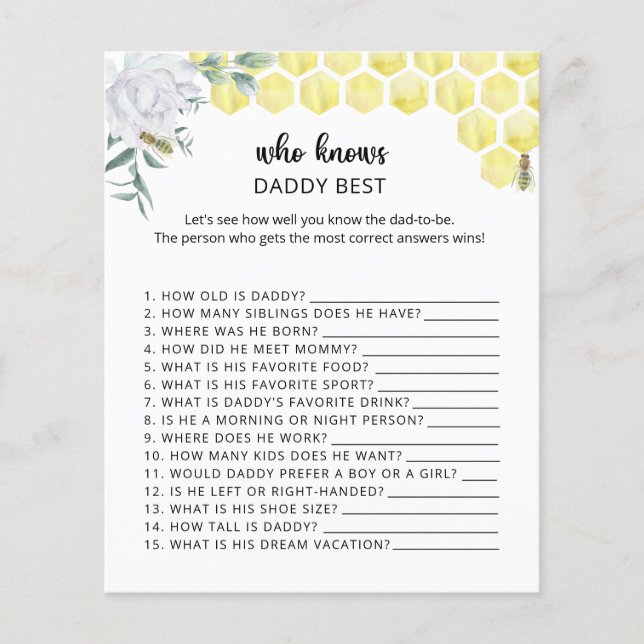 パパを知っているビー最高のフローラ (正面)