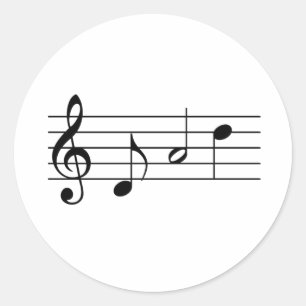 パパを音楽メモに入力 ラウンドシール