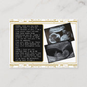 パパをBumpからDaddyに昇格笑わされる: 父の 紹介カード (正面)