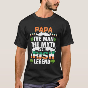 パパアイリッシュパトリックの日の神話 Tシャツ