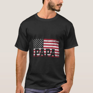 パパアメリカ国旗の父の日7月の贈り物Gの4日 Tシャツ