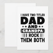 パパアンドグランパ サンキューカード (正面/裏面)