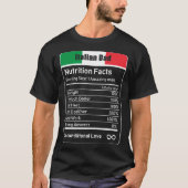 パパイタリアン栄養事実父の日のギフトダッド Tシャツ (正面)
